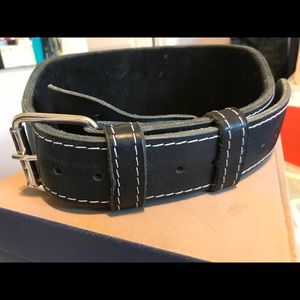 Hookgrip leather Weightlifting belt